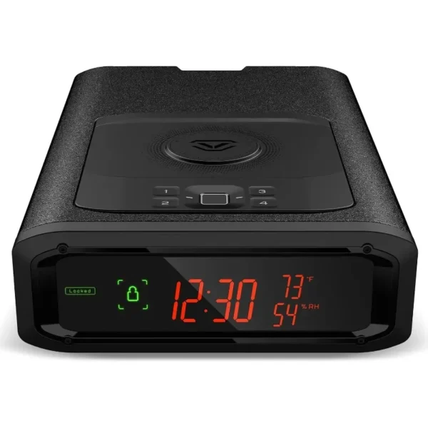 Smart Station™ Biometric Smart Safe with Built-in Wireless Phone Charger + Auto Open Drawer