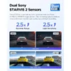 VIOFO A229 Plus Dash Cam with Dual STARVIS 2 Sensors, 2 Channel HDR, 1440P+1440P Front and Rear - Image 3
