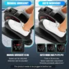 Under Desk Elliptical Machine, Leg Exercise Pro Machine Pedal Exerciser for Seniors as Seen on TV Portable Leg Exerciser - Image 4